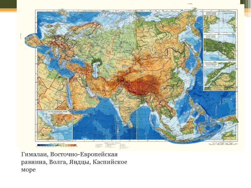 Великая китайская равнина на карте евразии. Физическая карта Евразии. Карта рельефа Евразии. Восточно-европейская равнина на карте Евразии. Платформенные орогены.