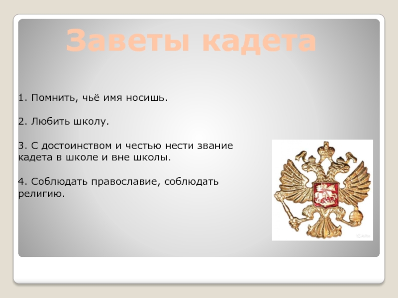 Носит имя. Заповеди кадета в школе. Кадетский устав. Устав кадета. Кодекс чести кадета школы.