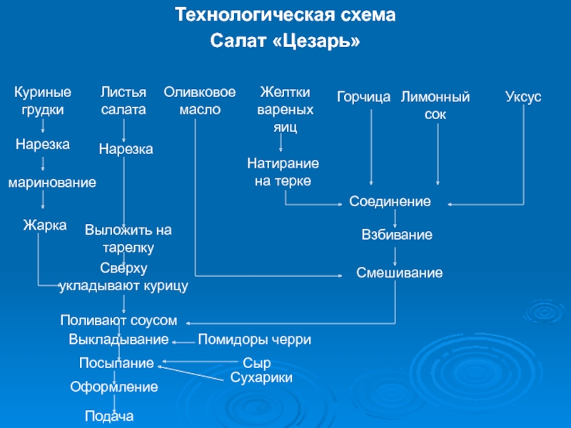 Схема подготовки яиц к производству