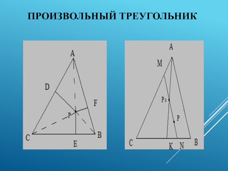 Произвольный треугольник. Произлный треугольник. Произвольныййтреугольник. Производный треугольник.