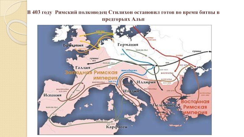 Взятие рима готами презентация 5 класс