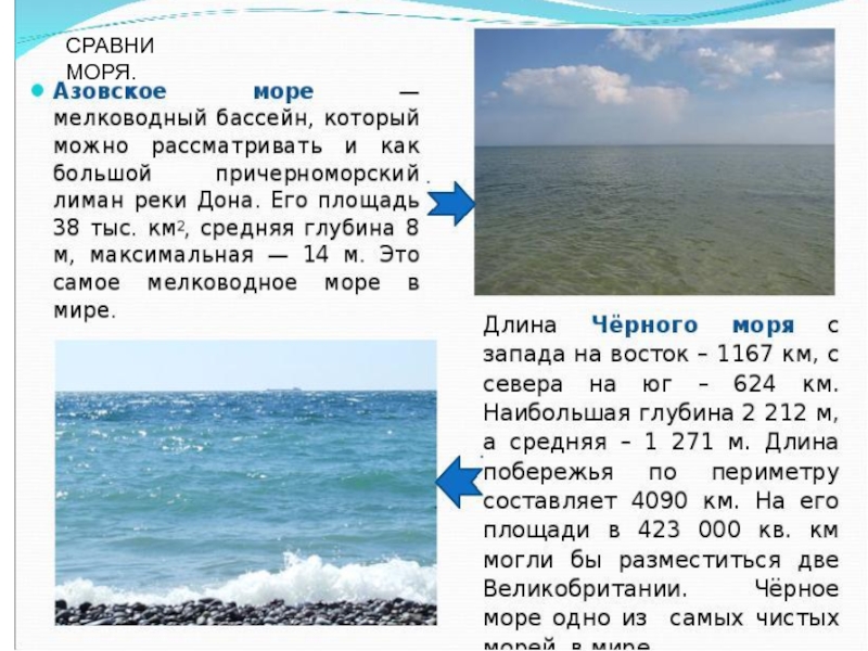 Описание черного моря по плану 8 класс