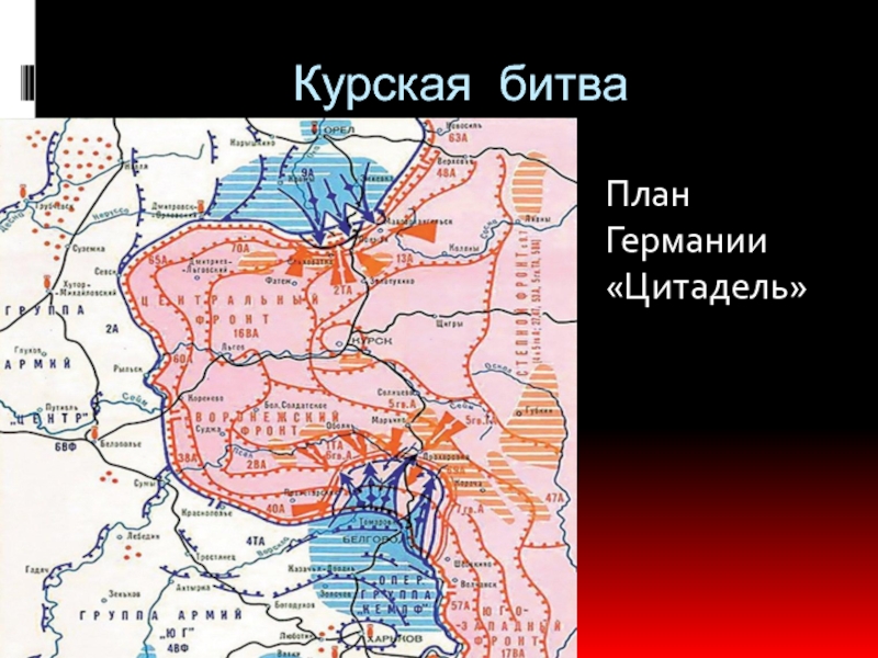 В чем состоял немецкий план цитадель разработанный к курской битве