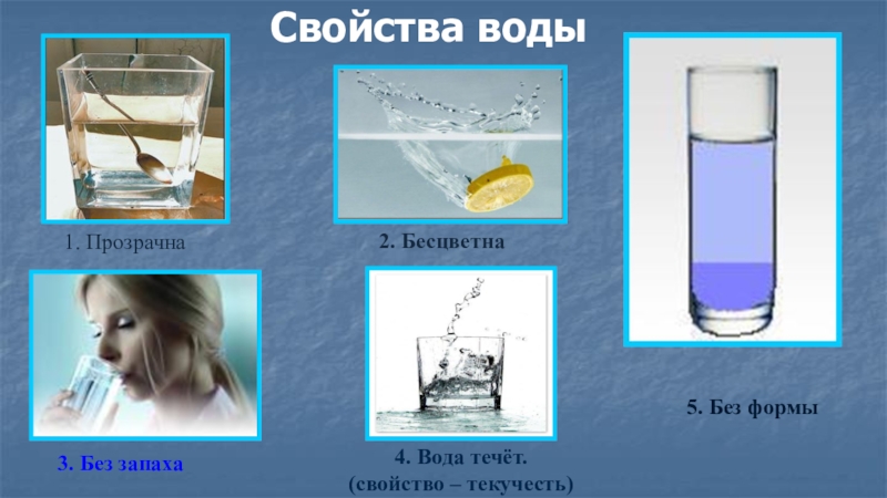 Схема вода прозрачная