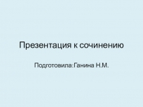 Презентация к уроку по развитию речи и написанию сочинения миниатюры 