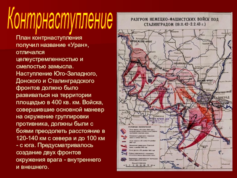 План наступления советских войск под сталинградом назывался