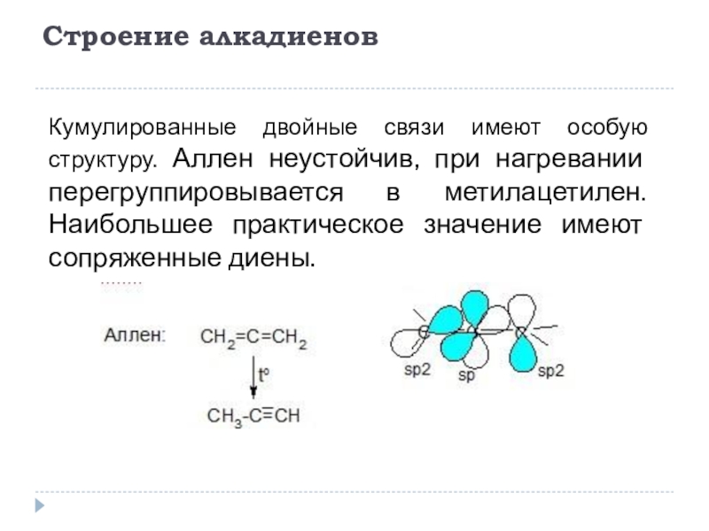 Связи алкадиенов