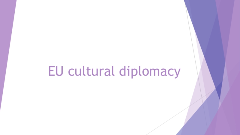 EU cultural diplomacy