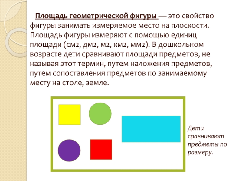 Занятие 23 площадь измерение площади презентация