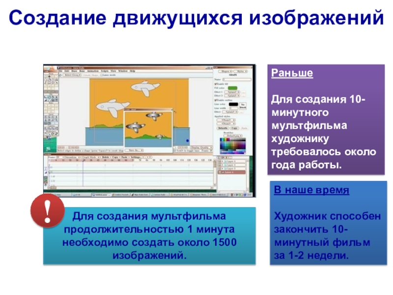 Сколько рисунков приблизительно нужно для минутного мультфильма