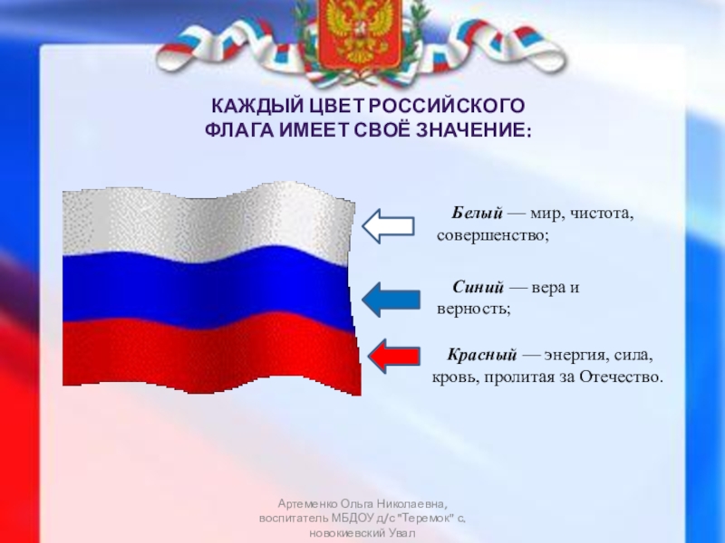 Полосы на флаге россии