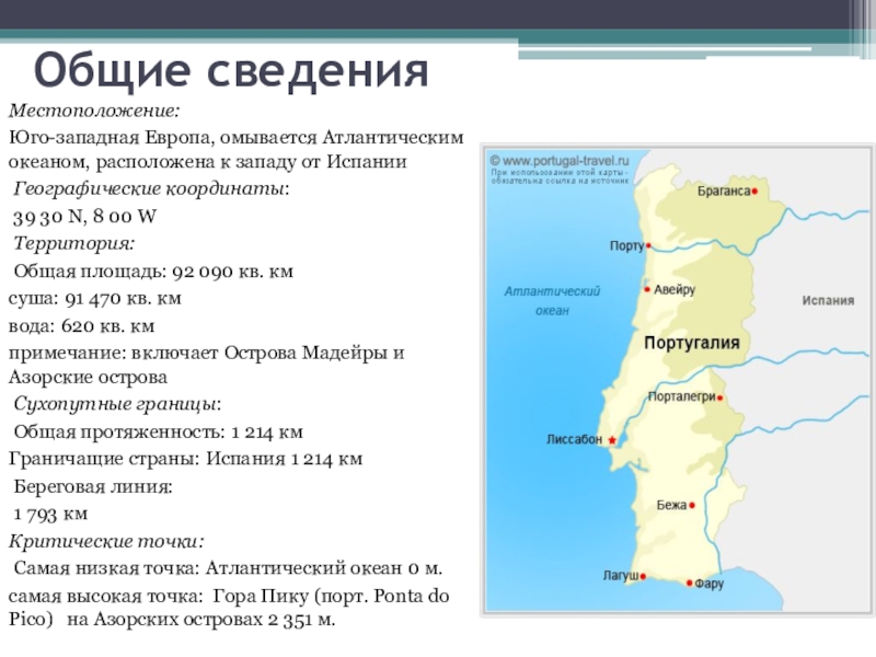 План характеристика страны испания