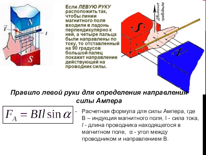 Индукция магнитного поля 9. 9 Класс физика определение индукции магнитного поля-. Сила Ампера в магнитном поле 9 класс. Индукция магнитного поля физика 9 класс. Магнитная индукция правило левой.