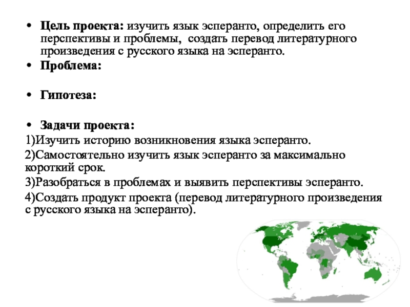 Проект литературный перевод