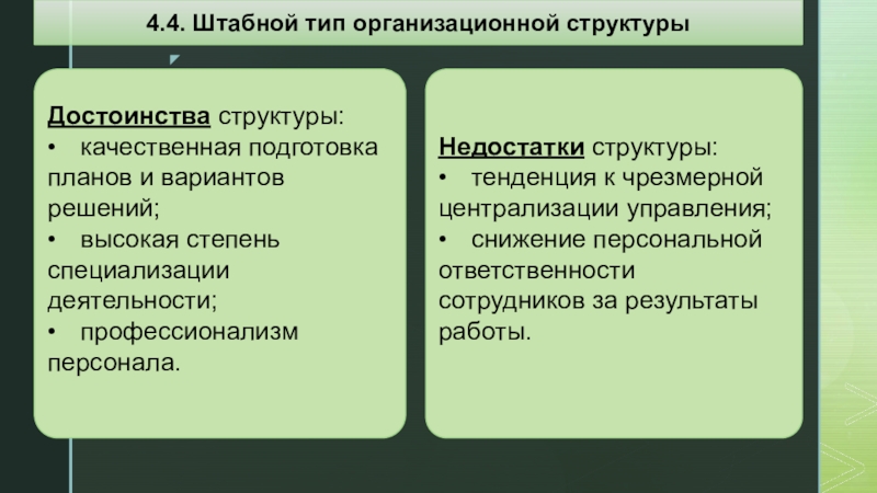 Достоинства структуры. Высокая степень централизации. Централизация и специализация. Высокая степень личной ответственности это. Теория специализации достоинства и недостатки.