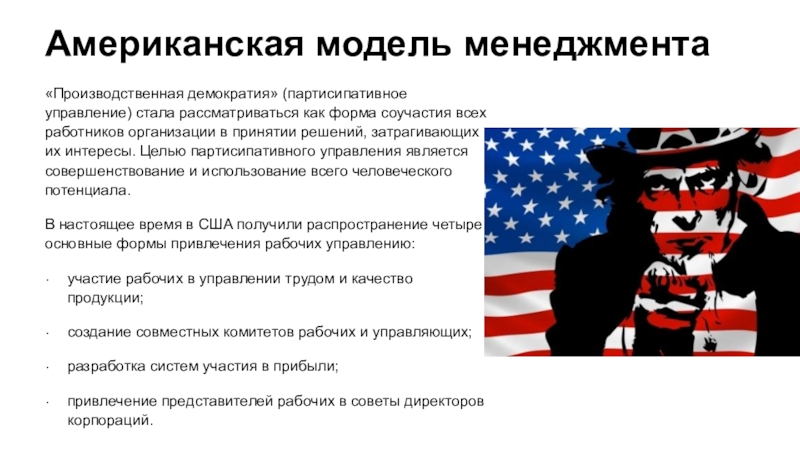 Другие особенности сша