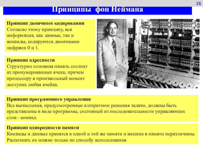 Программное управление работой компьютера предполагает. Принципы фон Неймана презентация. Принцип программного управления фон Неймана. Принцип фон Неймана-МОРГЕНШТЕРНА гласит. Принципы фон для текста.