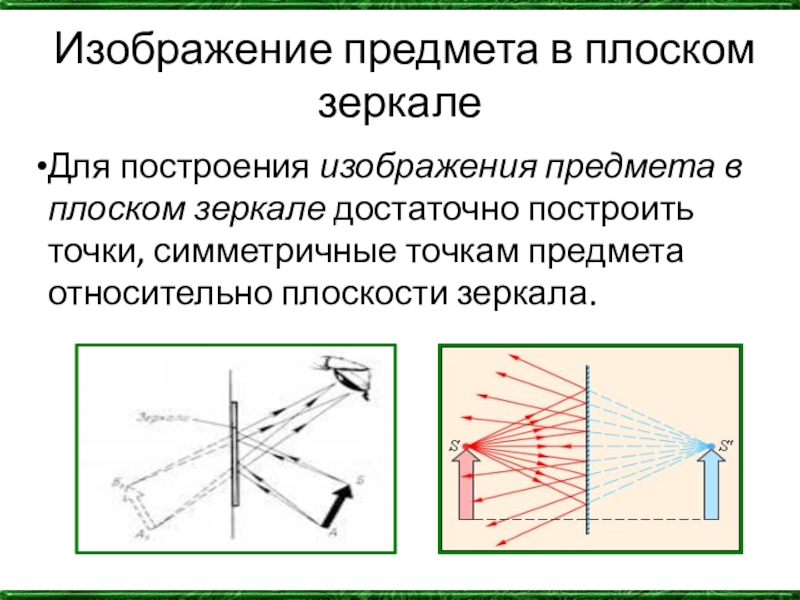 Изображение предмета в плоском зеркале находится на расстоянии 60 см от зеркала