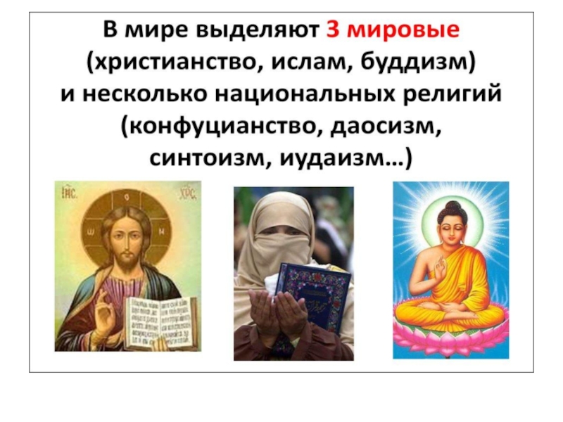 Любой веры. Уровни веры в Бога. Какие есть веры в Бога в России.