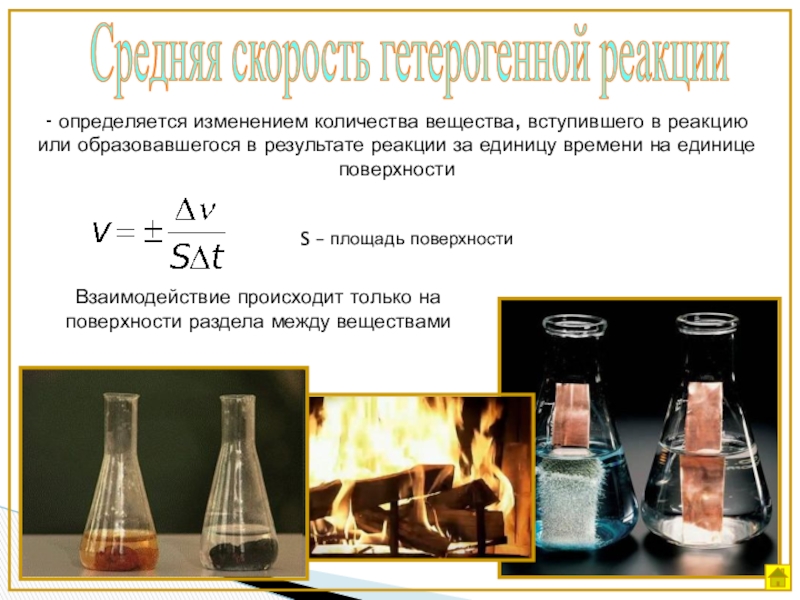 Картинки скорость химической реакции