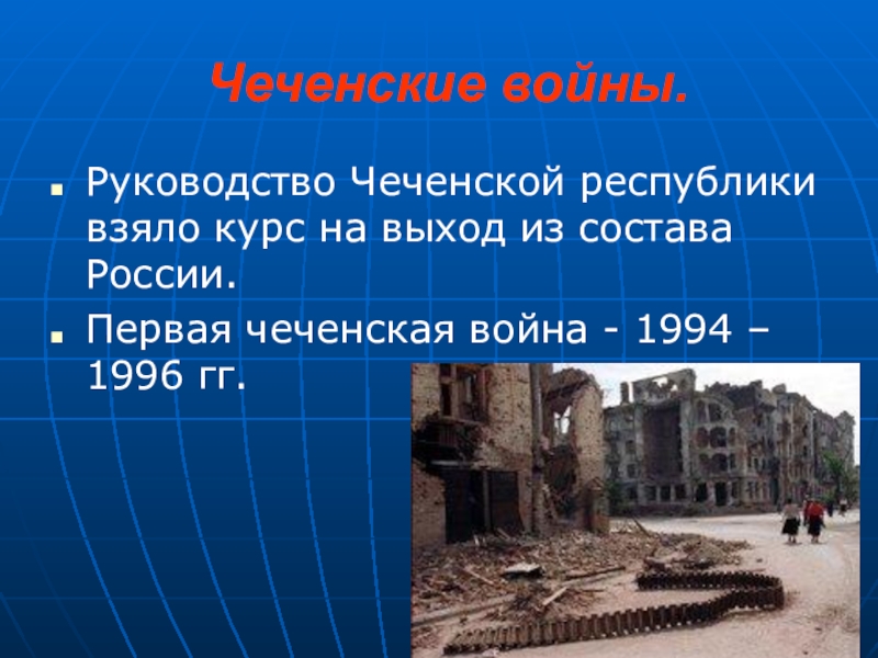 Карта боевых действий в чечне 1994 1996