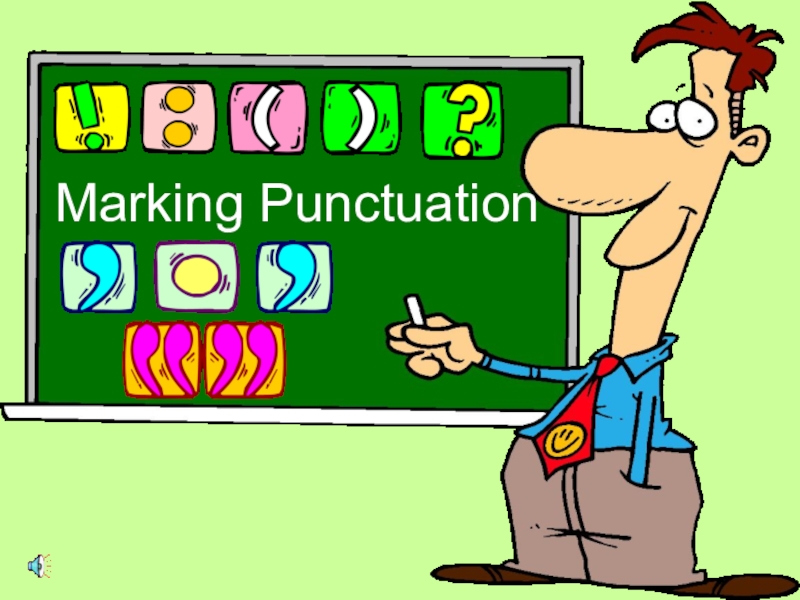 Marking Punctuation