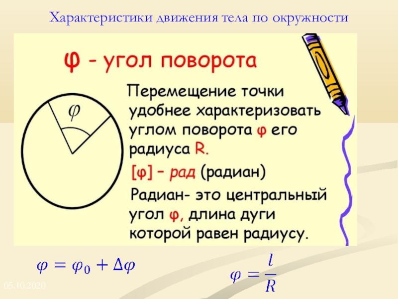 Движение тела по окружности 10 класс презентация