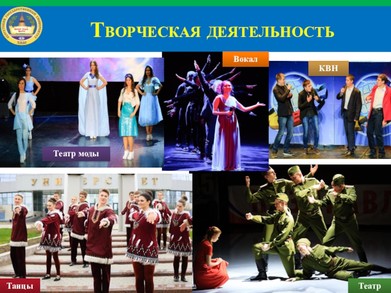 Институт экономики и управления Творческая деятельностьКВНТеатрВокалТанцыТеатр моды Творческая деятельностьКВНТеатрВокалТанцыТеатр моды