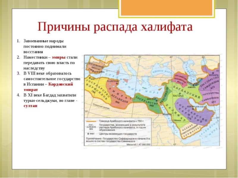 Общественный и государственный строй арабского халифата презентация