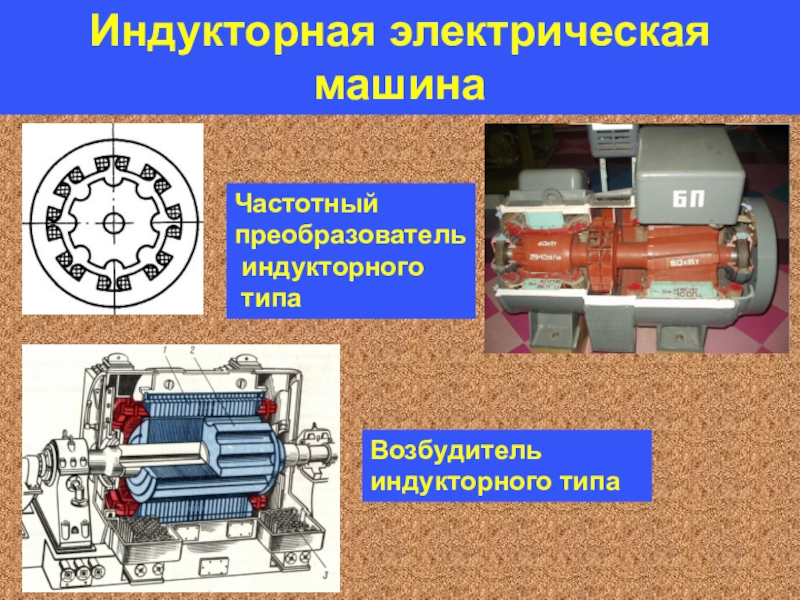 Возбудитель синхронной машины на рисунке