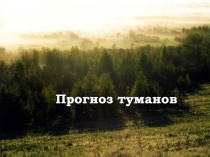 Прогноз туманов