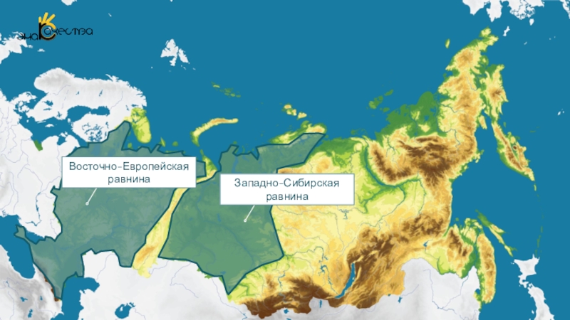 Восточно-Европейская равнина
Западно-Сибирская равнина