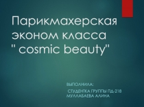 Парикмахерская эконом класса 