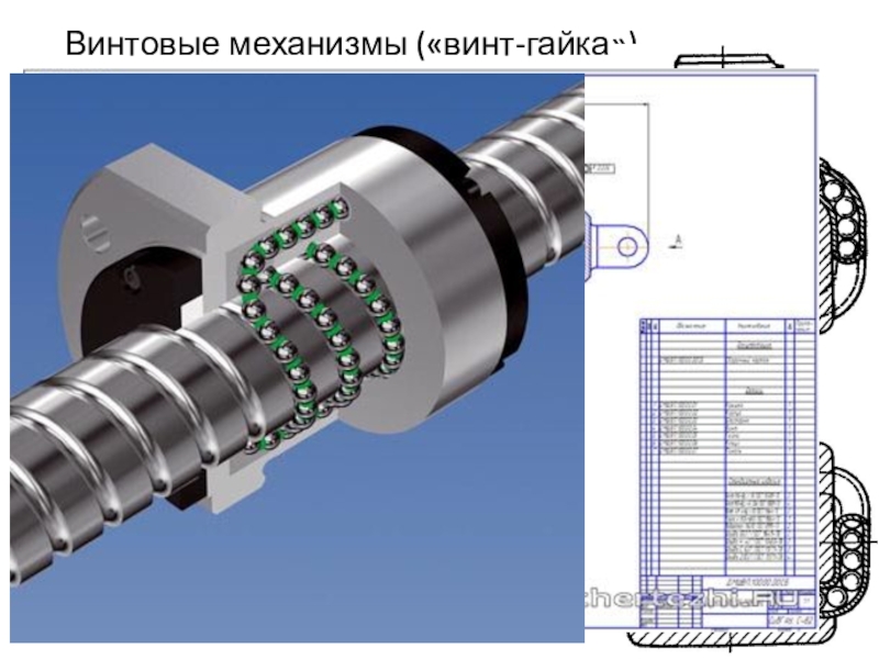 Передача винт гайка презентация