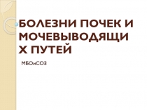 БОЛЕЗНИ ПОЧЕК И МОЧЕВЫВОДЯЩИХ ПУТЕЙ