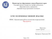 Министерство образования и науки Пермского края
Государственное бюджетное