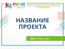 НАЗВАНИЕ ПРОЕКТА
