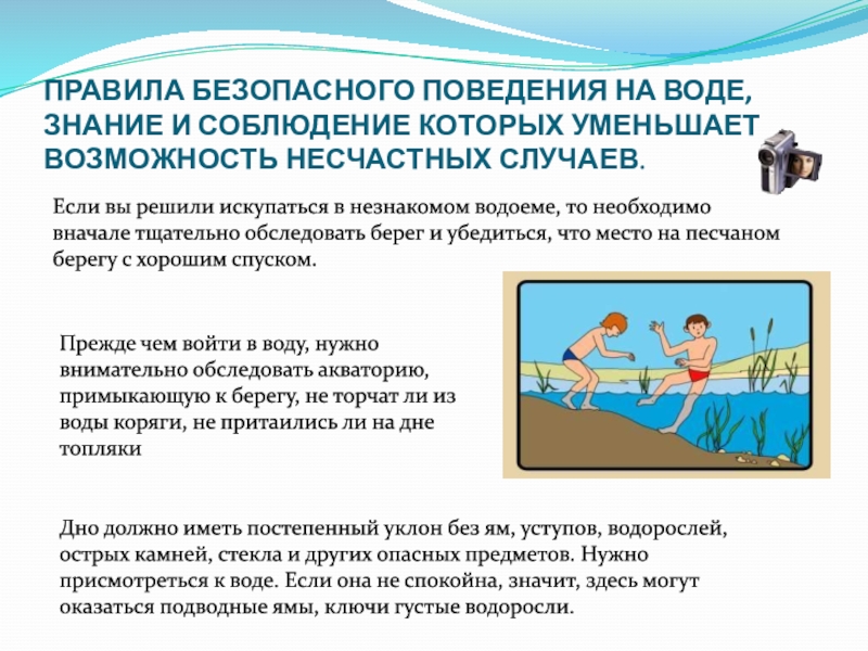 Поведение во время отдыха. Безопасное поведение на воде. Правила безопасного поведения. Соблюдение правил безопасности на воде. Правила безопасного отдыха на воде.