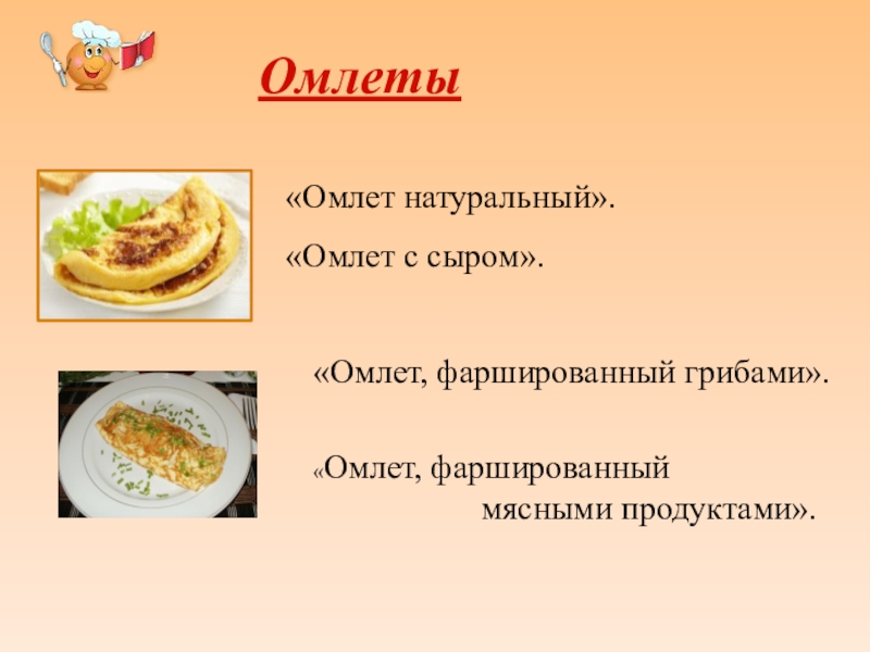 Омлет с мясными продуктами технологическая карта