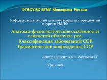 ФГБОУ ВО БГМУ Минздрава России