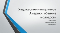 Художественная культура Америки: обаяние молодости