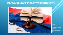 Уголовная ответственность