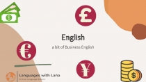 English
a bit of Business English