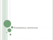 Conditional sentences
