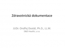 Zdravotnická dokumentace