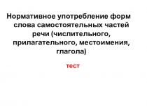 тест