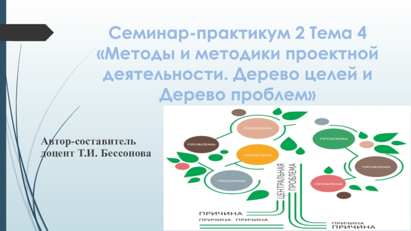 Семинар-практикум 2 Тема 4 Методы и методики проектной деятельности. Дерево