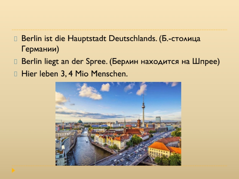 Die hauptstadt deutschlands ist