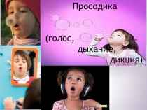 Просодика
(голос,
дыхание,
дикция)