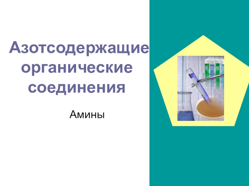 Презентация Азотсодержащие органические соединения